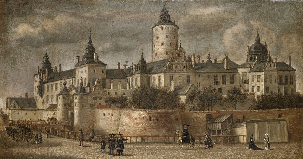 Christina's castle in Stockholm in 1661