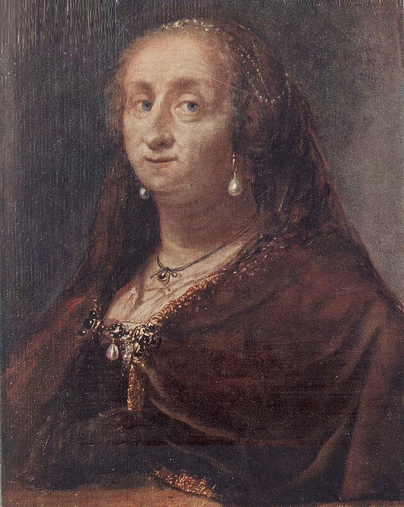 Christina in her old age, painted around 1685